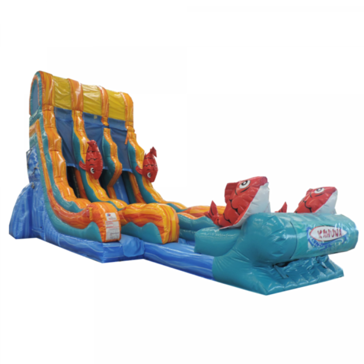 22' Big Kahuna Dual Lane Water Slide